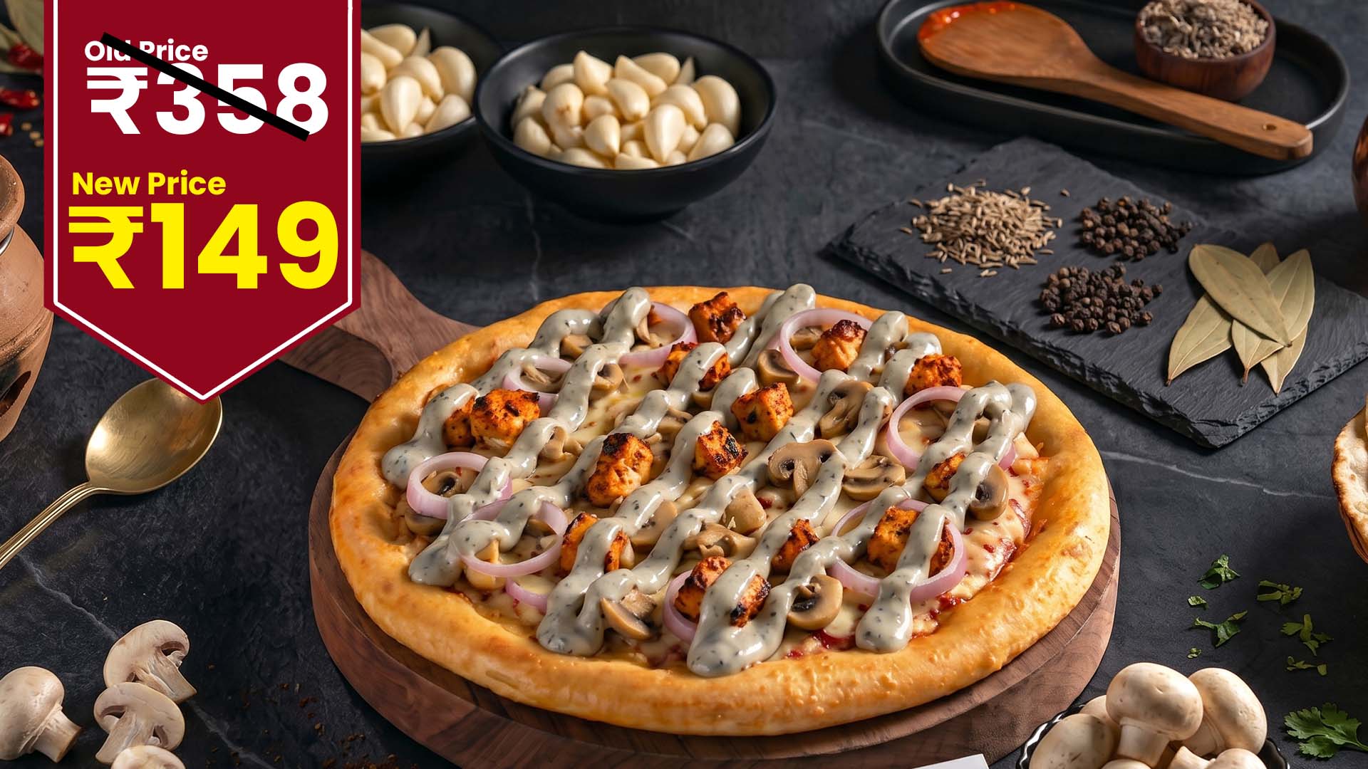 Burgery Pizza Premium Non Veg 